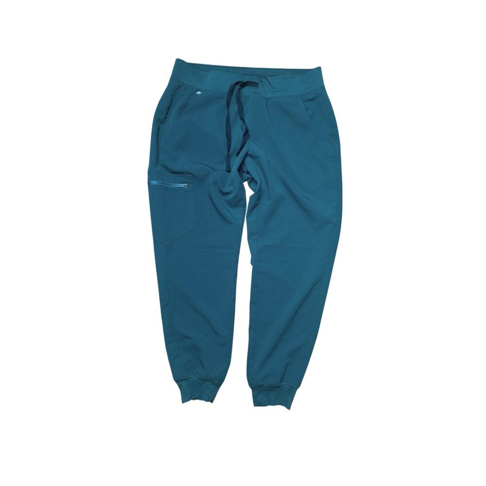 FIGS Zamora Jogger Scrub Pants Womens Medium Green Technical Collection